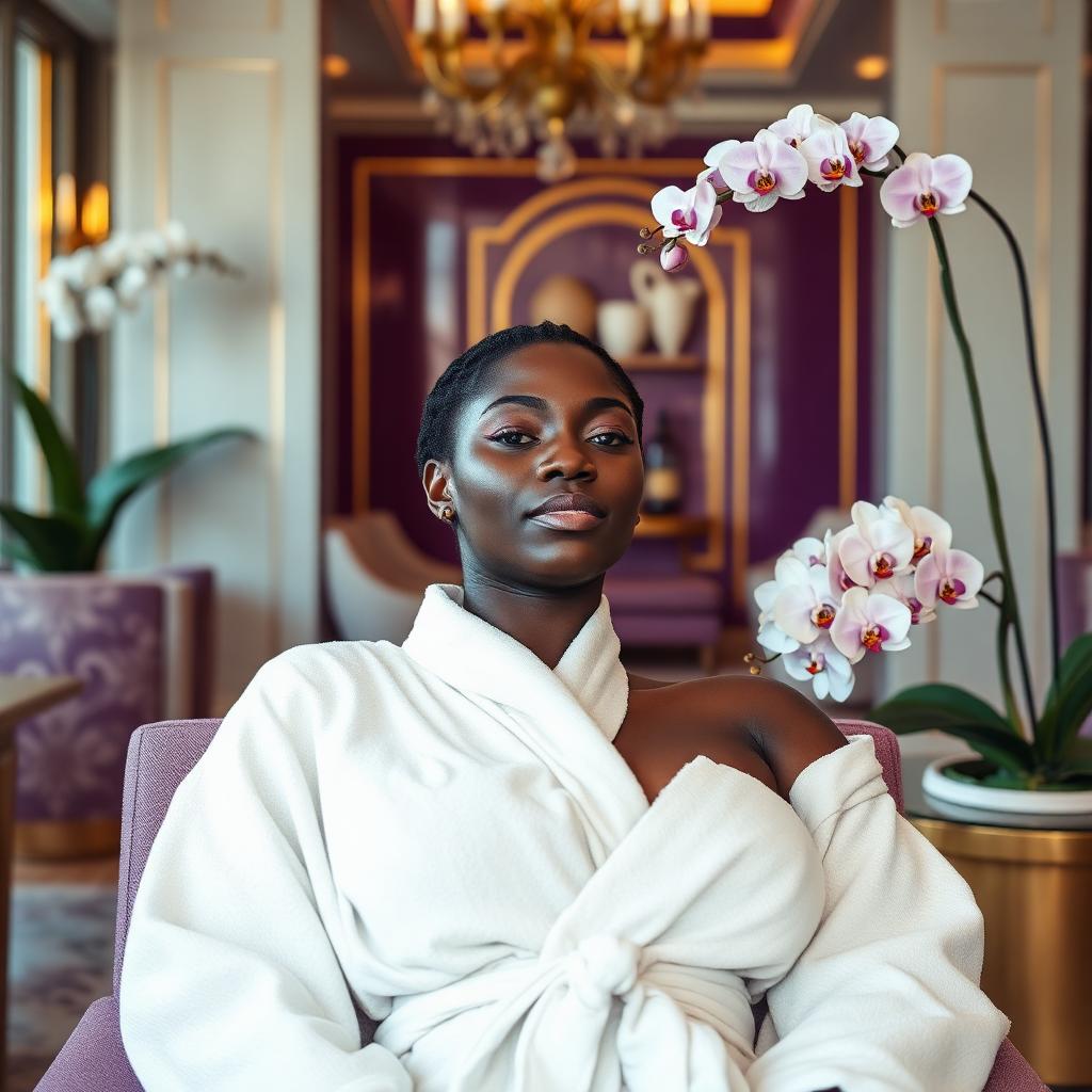 Spa lounge guest experience